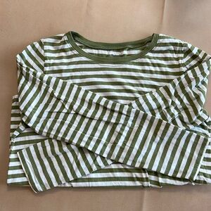 Madewell long sleeve striped shirt